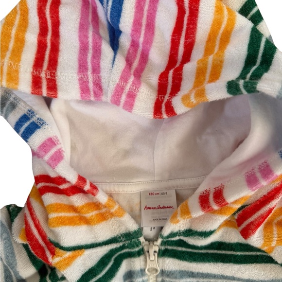Hanna Andersson Multicolor Striped Kids Swim Coverup - Picture 4 of 4